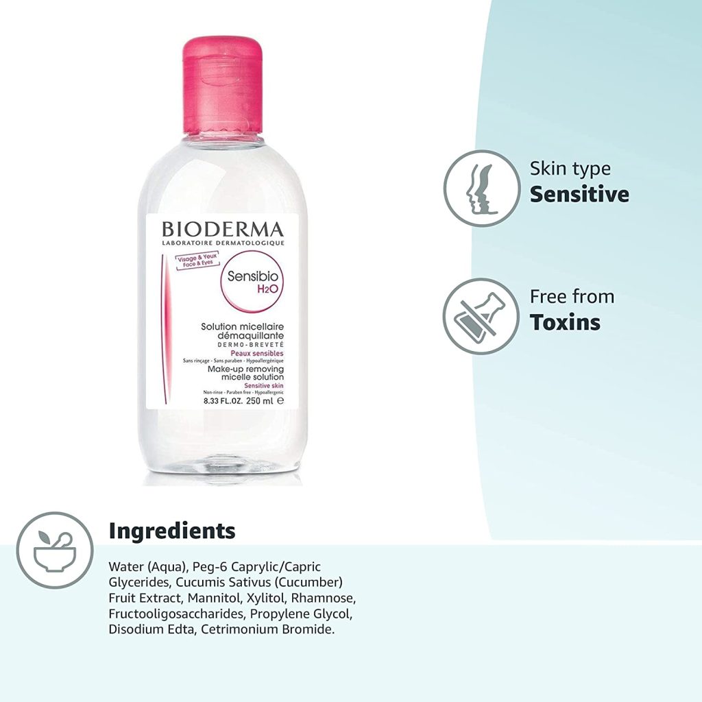 ingredientes bioderma sensibio h2o