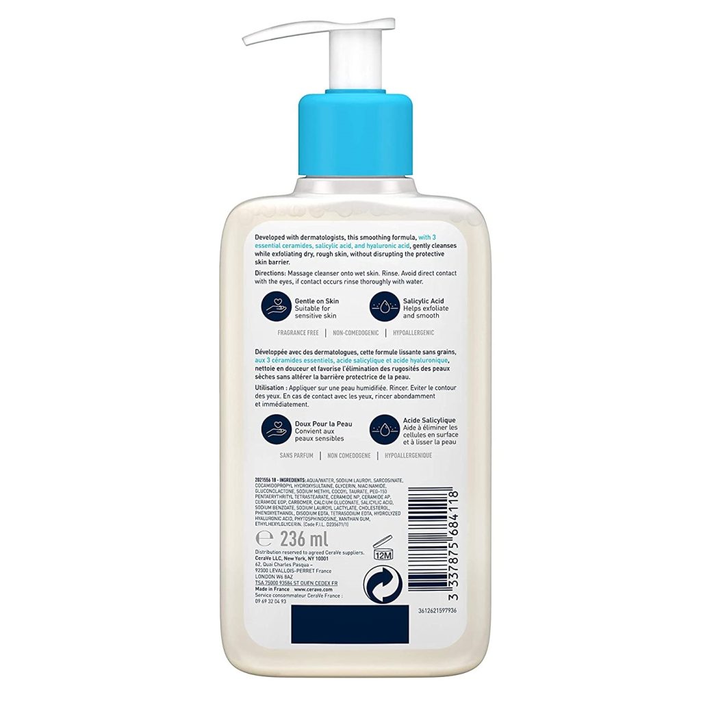 mejores ofertas cerave sa smoothing cleanser