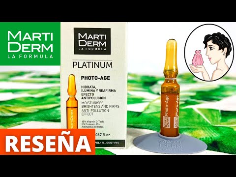 😱MARTIDERM Platinum PHOTO - AGE✅¿El Mejor SERUM FACIAL con VITAMINA C y RETINOL del Mercado?