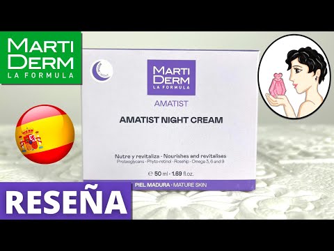 ☯️7 SECRETOS de MARTIDERM Amatist NIGHT Cream 50ml [Crema ANTIEDAD para PIELES MADURAS]✅Review