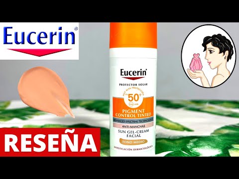 🎊NUEVO Eucerin PIGMENT CONTROL Tinted TONO MEDIO SPF 50+ [Reseña]✅Piel con MANCHAS oscuras o Melasma