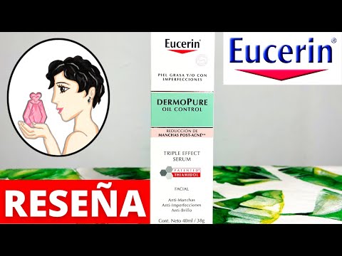 🌈EUCERIN DermoPure Oil Control Triple Effect Serum 40ml [Reseña]✅El Mejor SERUM para MANCHAS de ACNÉ