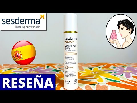 🥰SESDERMA AZELAC RU Luminous Fluid Cream SPF50✅Mejor Crema con Ácido Tranexámico para MANCHAS