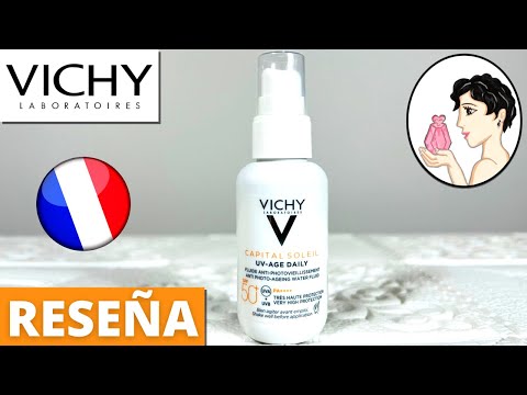 🧡VICHY Capital Soleil UV-AGE Daily SPF 50+ Fluido Fotoenvejecimiento✅Protector Solar ANTIMANCHAS