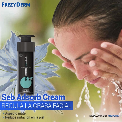 crema para piel grasa mujer frezyderm ac norm seb adsorb