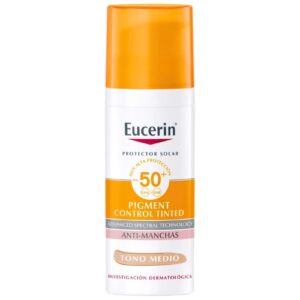 comprar eucerin pigment control tinted tono medio fps 50 precio amazon